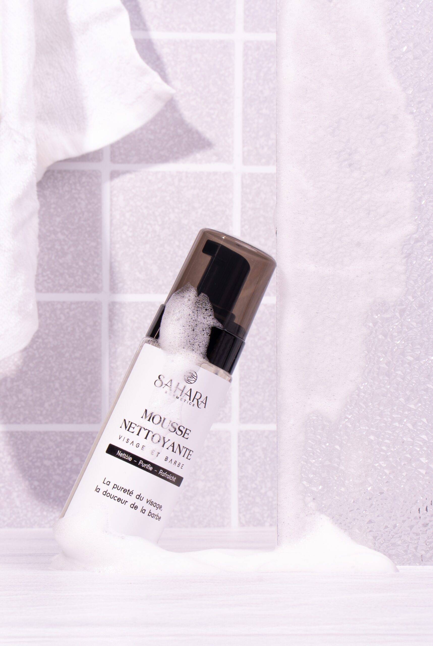 Mousse nettoyante visage et barbe 200 ml – Image 2