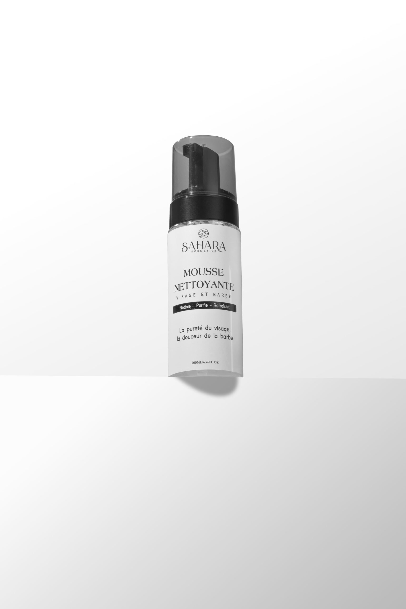 Mousse nettoyante visage et barbe 200 ml